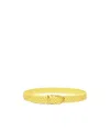 Jacquemus La Ceinture Bambino Leather Belt In Yellow