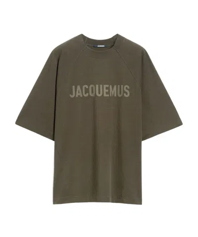 Jacquemus Item O-neck Short-sleeved T-shirt In Brown