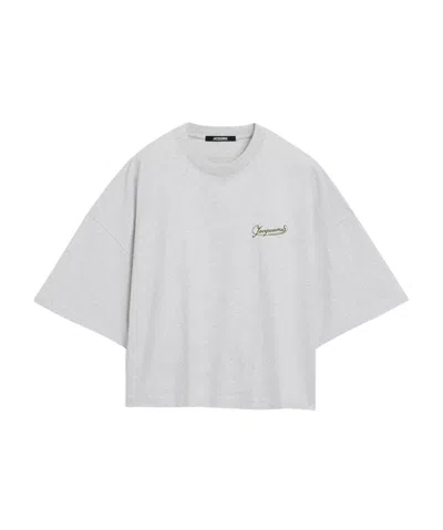 Jacquemus Item O-neck Short-sleeved T-shirt In Gray