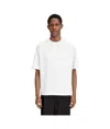 Jacquemus Typo Logo Crewneck T-shirt In White