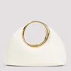 Jacquemus Womens Le Petit Calino Cotton Top-handle Bag Croco Beige In White