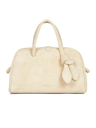Jacquemus Ivory The Small Turismo Handbag In White