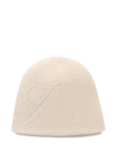 Jacquemus J Logo Beanie In Neutral