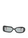 Jacquemus Jac Square-frame Sunglasses In Black