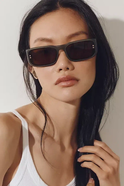 Jacquemus Jac195 Rectangle Sunglasses In Green