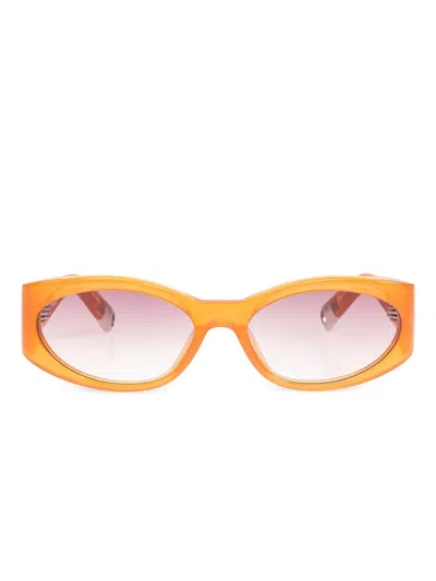 Jacquemus Jac4 Sunglasses In Green