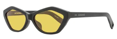 Jacquemus Jac42s Geometric Cat-eye Acetate Sunglasses In Yellow