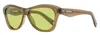 Jacquemus Logo Print Round Sunglasses In Multi