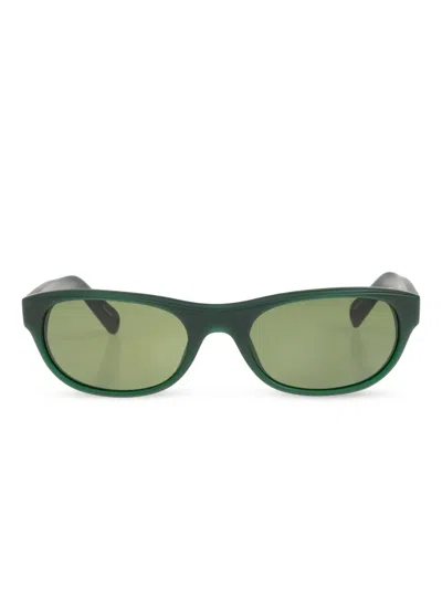 Jacquemus Jac63 Sunglasses In Green