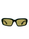 Jacquemus Jac64 Rectangle-frame Sunglasses In Green