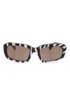 Jacquemus Marino Rectangular Sunglasses In Multi