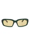 Jacquemus Jac64 Sunglasses In Green