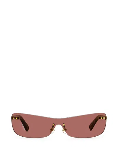 Jacquemus Jac69s Mirada Sunglasses In Burgundy