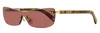 Jacquemus Jac69s Oversized Sculptural Wrap Sunglasses In Multi
