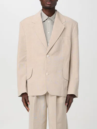 JACQUEMUS BLAZER JACQUEMUS MEN COLOR BEIGE,F32657022