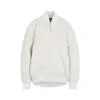 Jacquemus Le Blouson Pilou Bomber Jacket In White