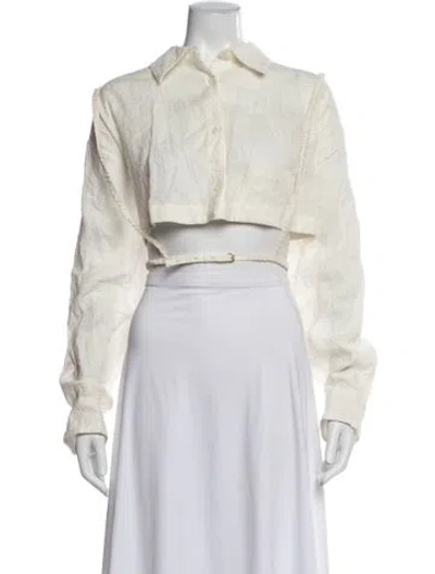 Pre-owned Jacquemus Jacket In White