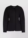 JACQUEMUS JACKET WITH FRONT POCKETS AND STRUCTURED SHOULDERS