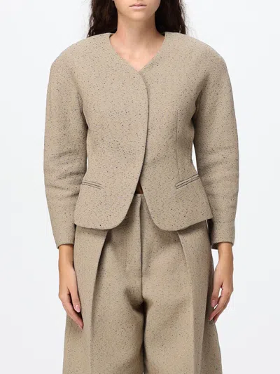 Jacquemus Jacket Woman Color Beige In Neutral