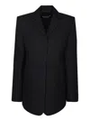 Jacquemus Caraco Raw-seam Single-breasted Blazer