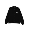 Jacquemus Le Cardigan Gros Grain In Black