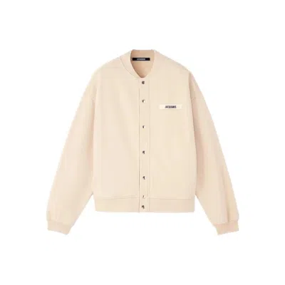 Jacquemus The Gros Grain Cardigan In Yellow
