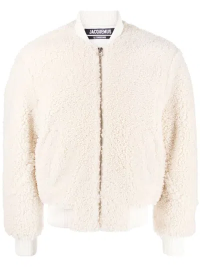 Jacquemus Le Blouson Pilou In White
