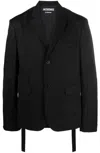 Jacquemus Disgreghi Wool-twill Blazer In Black