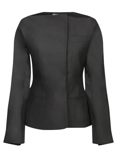 Jacquemus La Veste Spalla Jacket In Black