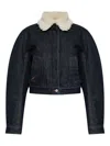 Jacquemus Long-sleeved Denim Jacket In Blue