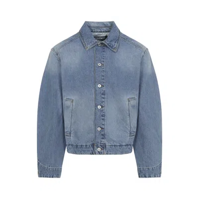 JACQUEMUS JACKETS BLUE