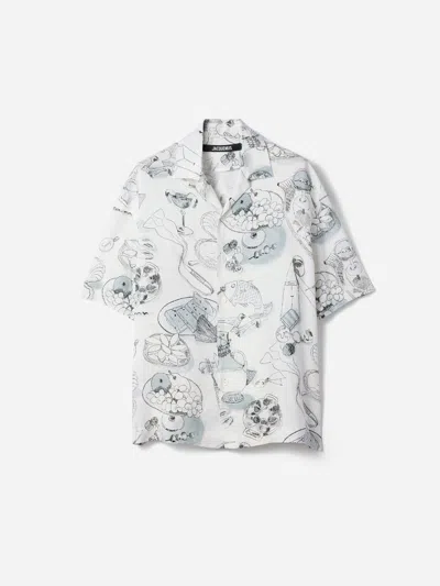 Jacquemus Jacquard Cocktail Shirt In Printtable