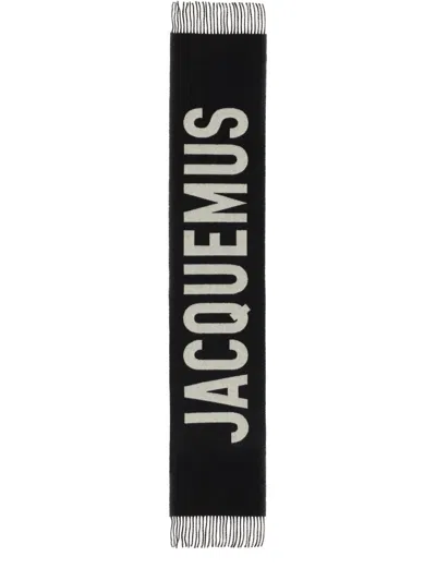 JACQUEMUS JACQUEMUS JACQUARD LOGO SCARF 180 X 35 CM