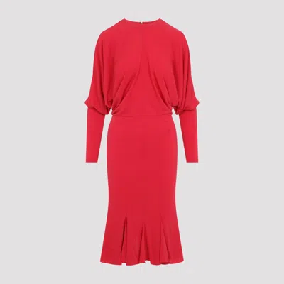 Jacquemus Jacquard Losange Midi Dress In Black