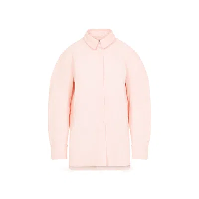 Jacquemus Jacquard Mini Shirt In Pink