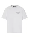 Jacquemus Grey Cotton T-shirt With Embroidered Logo In White