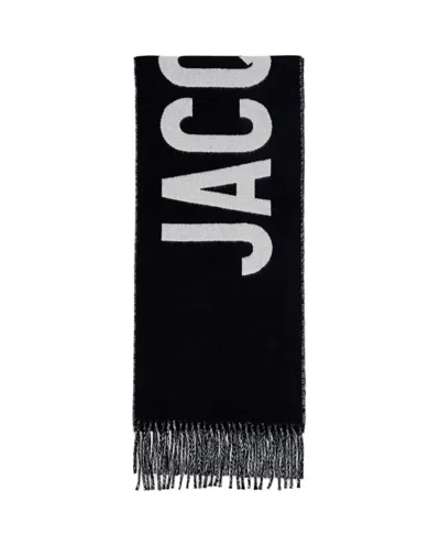Jacquemus Logo Scarf In Black