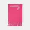 Jacquemus Scarf In Pink Wool