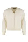 Jacquemus Ribbed Knit V-neck Cardigan