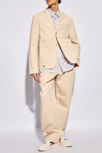 Jacquemus ‘jean' Jeans With Straight Legs In Beige