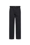 Jacquemus Straight Leg Pants In Black