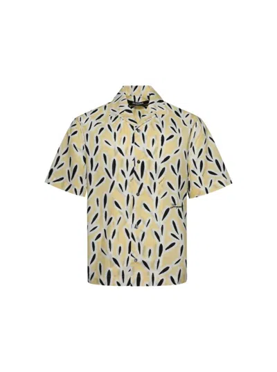 JACQUEMUS JACQUEMUS JEAN SHIRT YELLOW AND BLACK