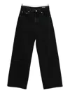 Jacquemus Le De-nimes Droit Jeans Women In Black
