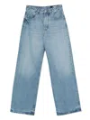Jacquemus Denim Trousers With Belt Loops