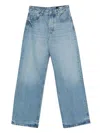 Jacquemus Denim Trousers With Belt Loops