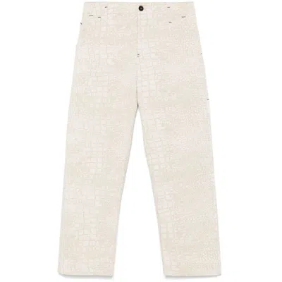 Jacquemus Jeans In Beige