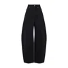 Jacquemus Le De-nimes Droit Jeans Women In Black