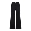 Jacquemus Le De-nimes Droit Jeans Women In Black