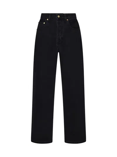 Jacquemus De-nimes Large Jeans In Black