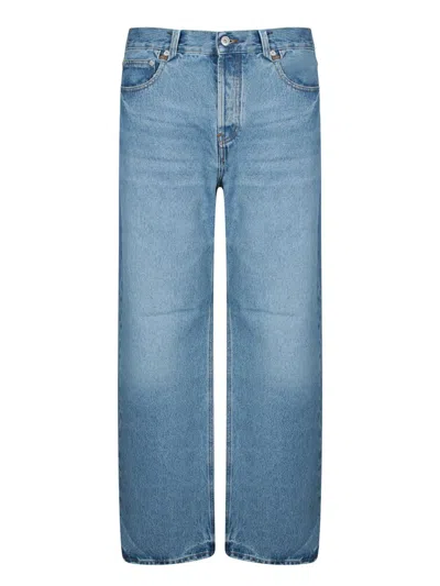 Jacquemus "le De Nîmes Droit" Jeans In Blue